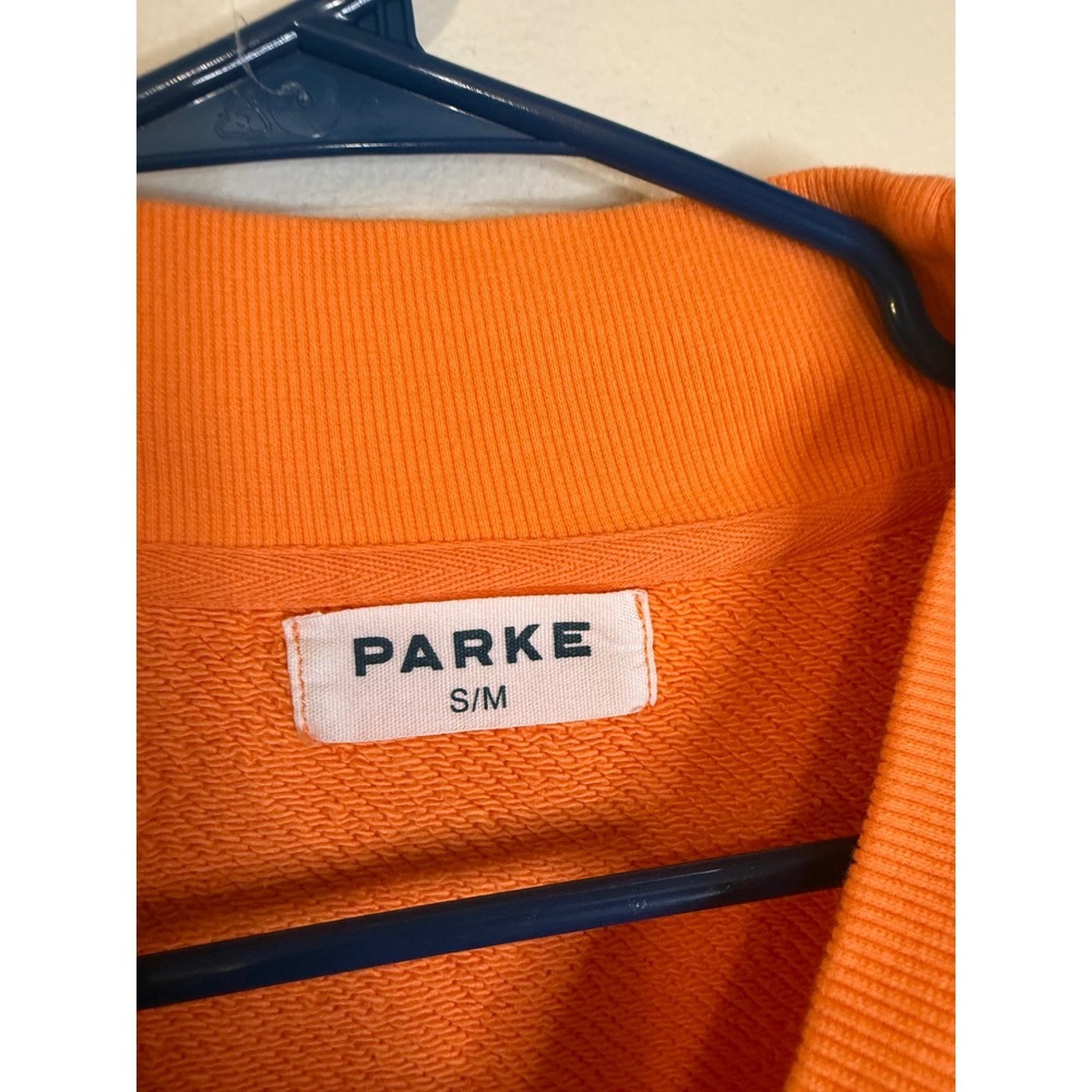 PARKE Varsity Mockneck Creamsicle/Rose NIB Size S/M - Picture 4 of 5